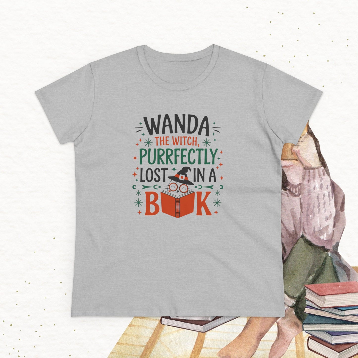 Wizard Word Women Cotton Tshirt