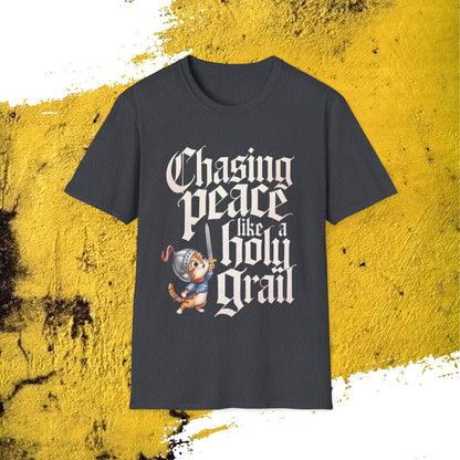 Chasing Peace Like Holy Grail Cotton Tee
