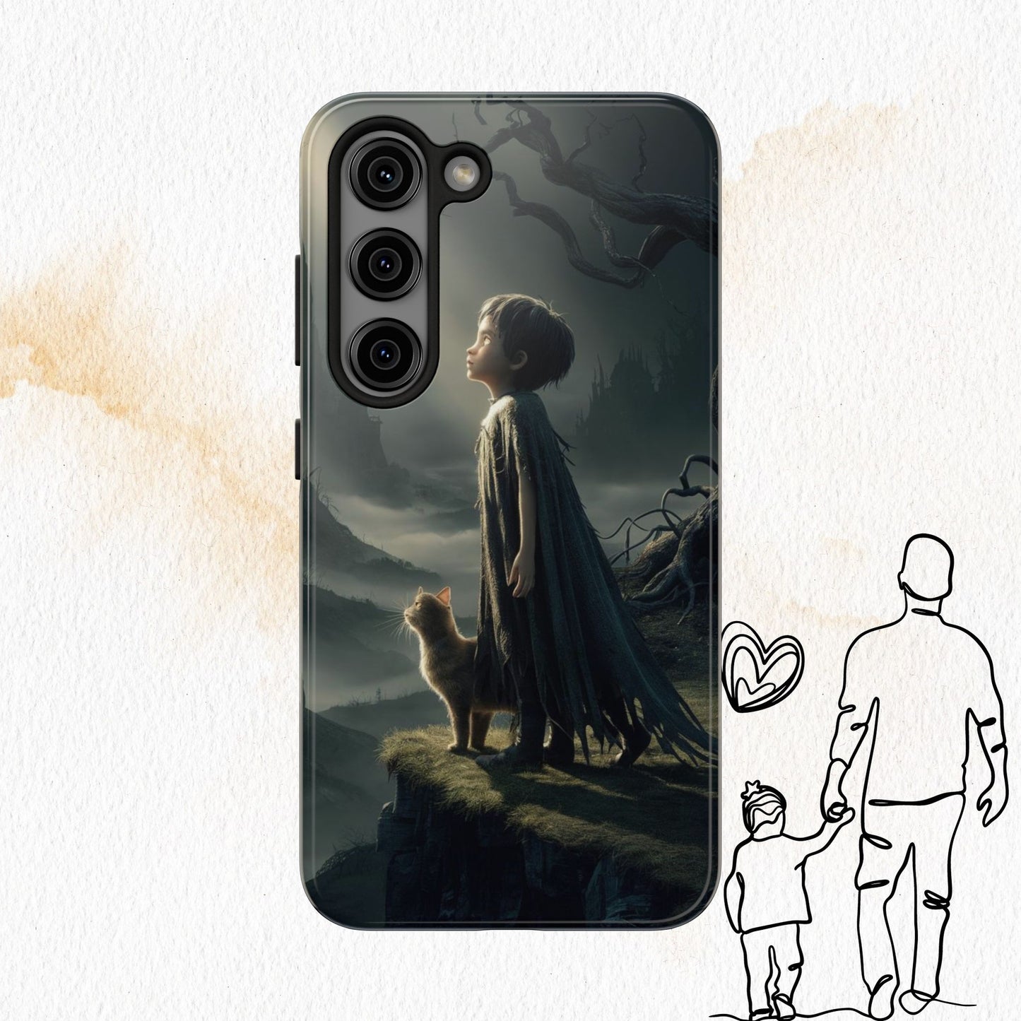 Mini Me Shield Wireless Charging Support Tough Case