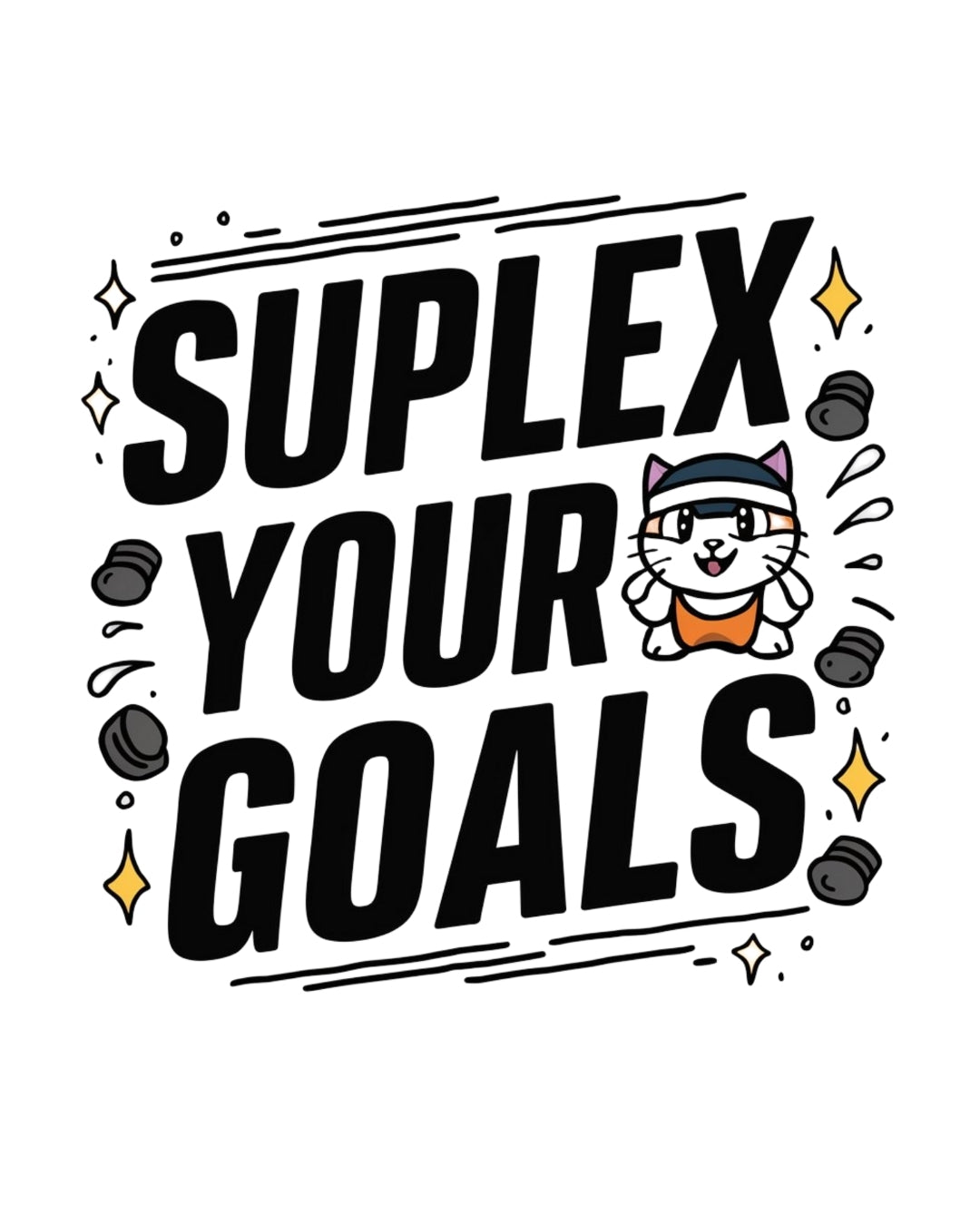 Suplex Your Goals Cotton T-Shirt