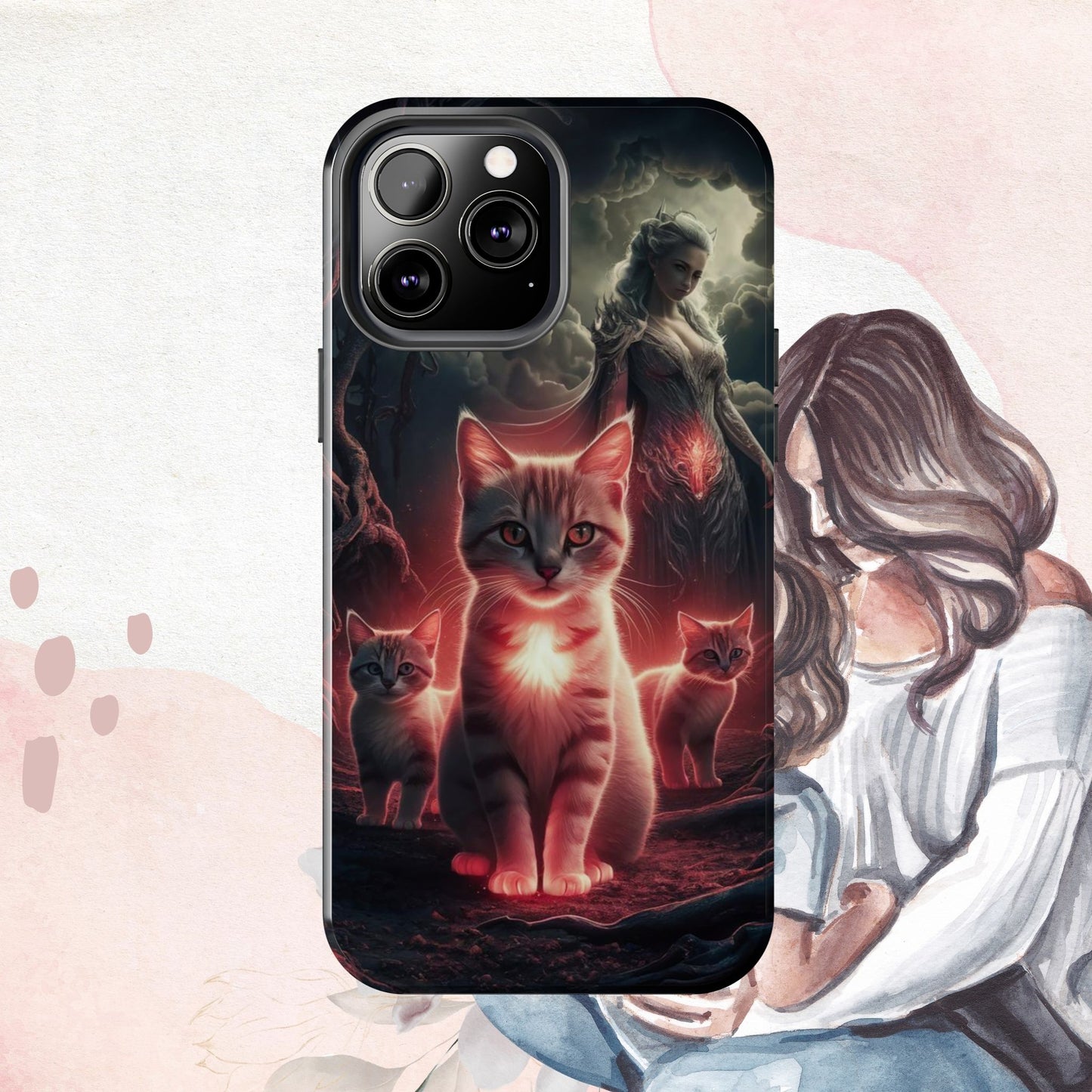 Mama's Mind Meld Wireless Charging Support Tough Case