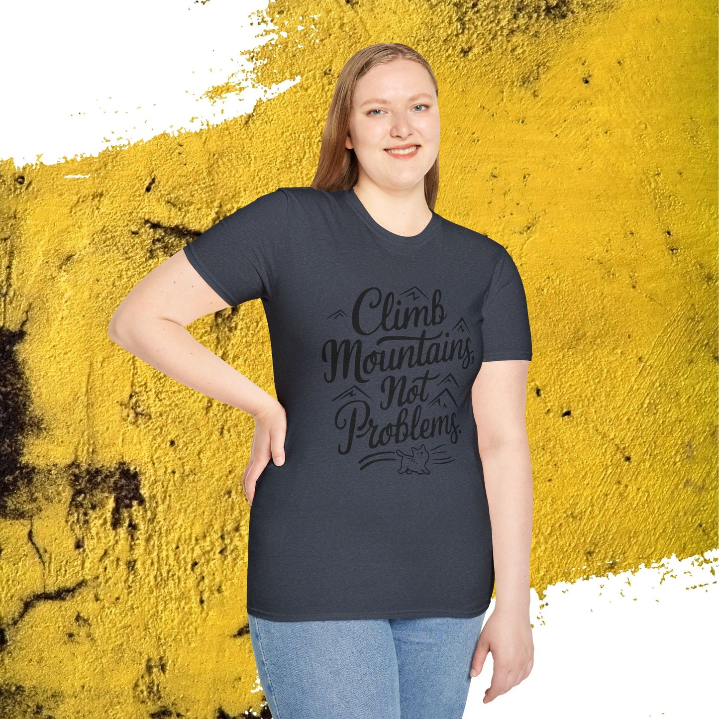 Climb Mountain Cotton T-Shirt