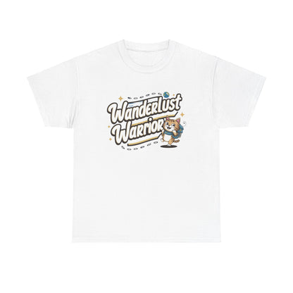 Wanderlust Warriors Travel Vacation Cotton T-Shirt