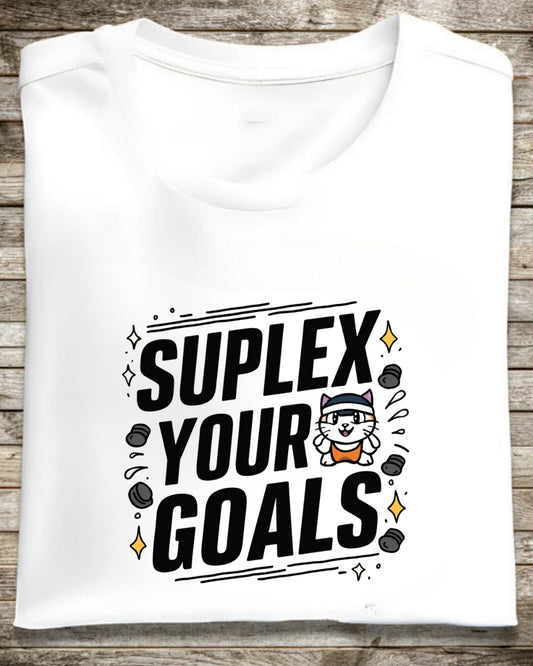 Suplex Your Goals Cotton T-Shirt