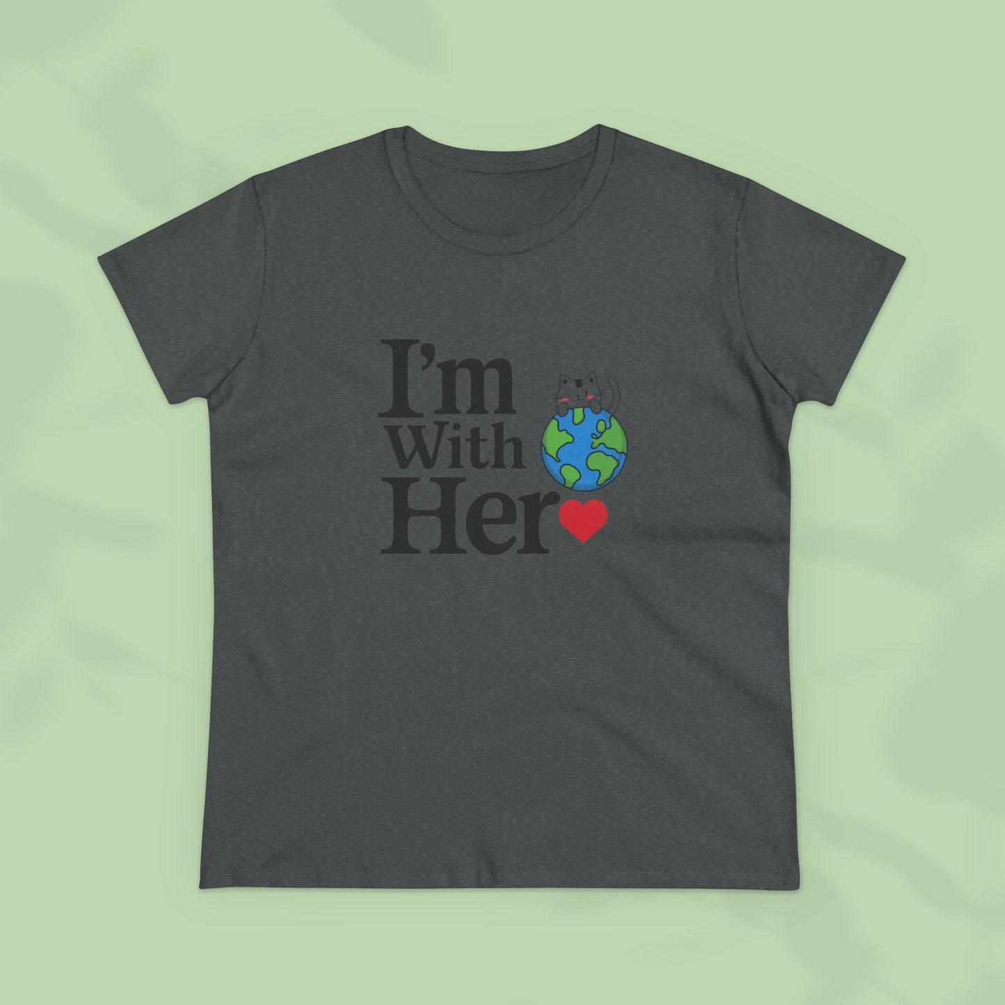 I am With Her Women Cotton Tees