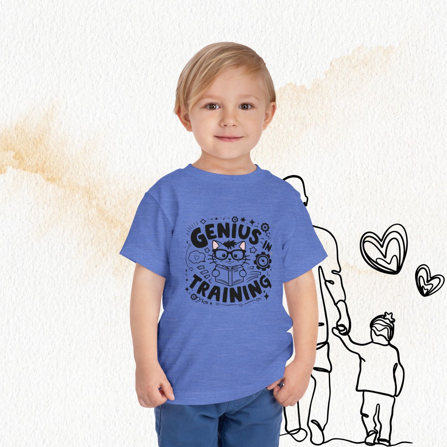 Genius In Training Toddler Cotton T-Shirt