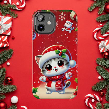 Purrfect Wishes Wireless Charging Support Tough Case