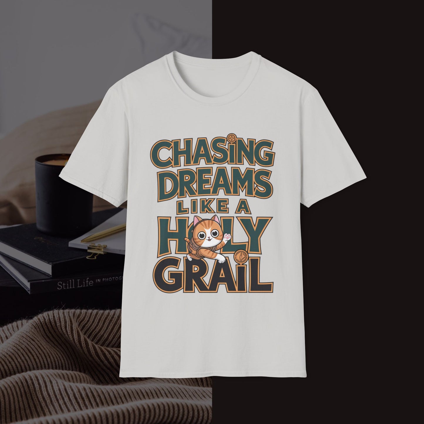 Chasing Peace Like A Holy Grail Unisex Softstyle T-Shirts