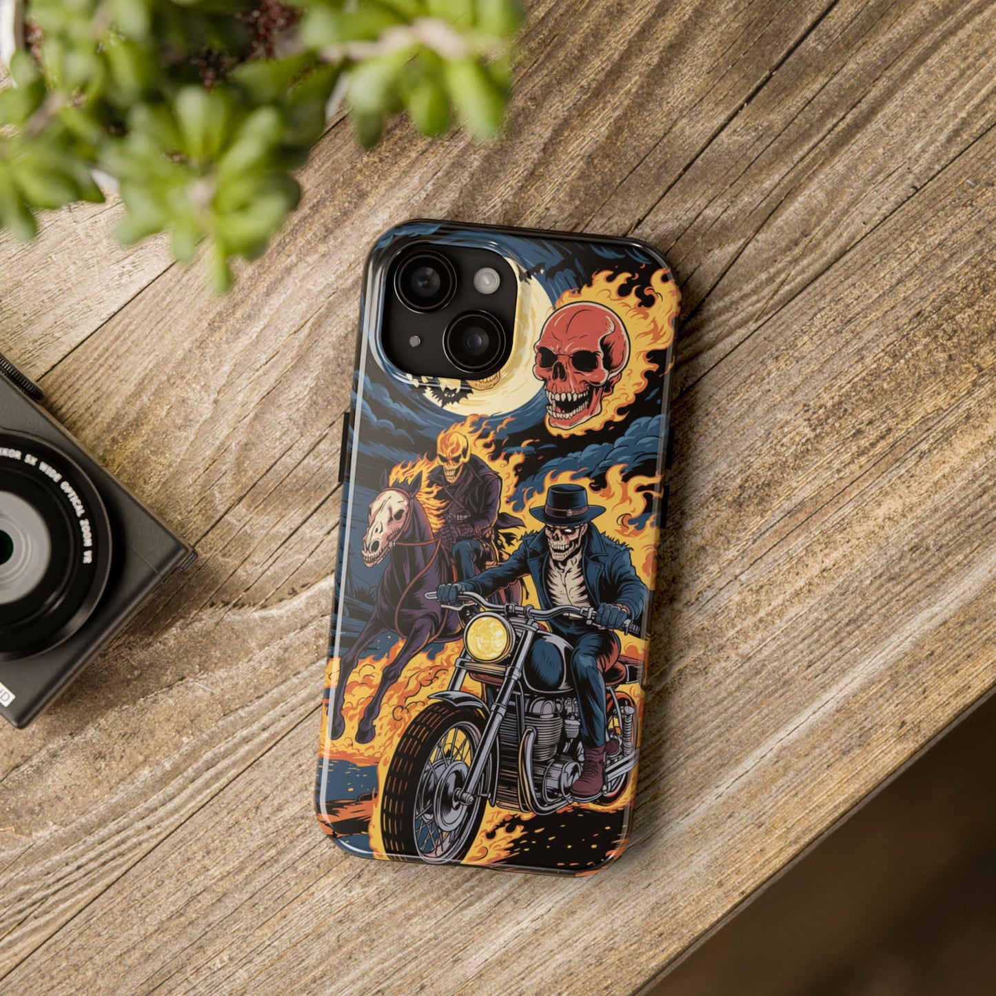 Ghost Rider Wireless Charging Support Tough Case