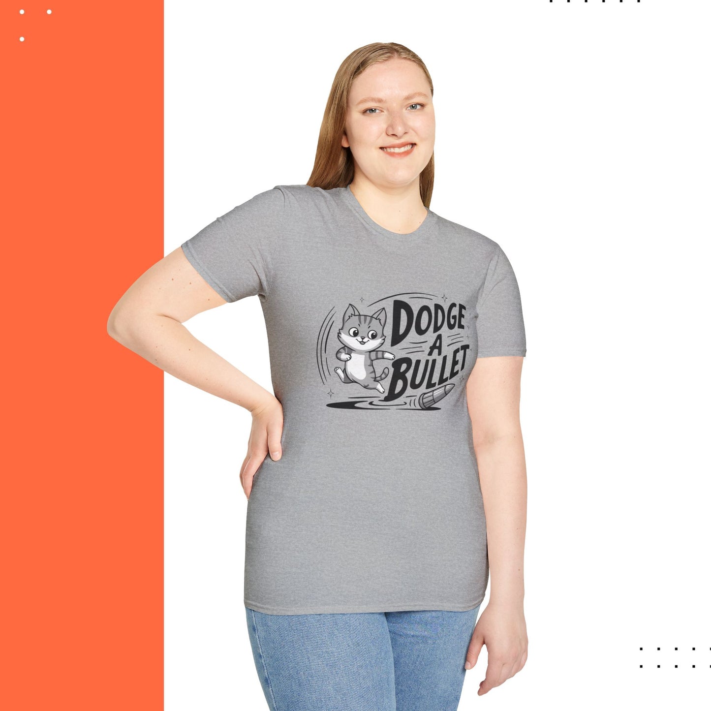 Dodge A Bullet Idiom Cotton T-Shirt