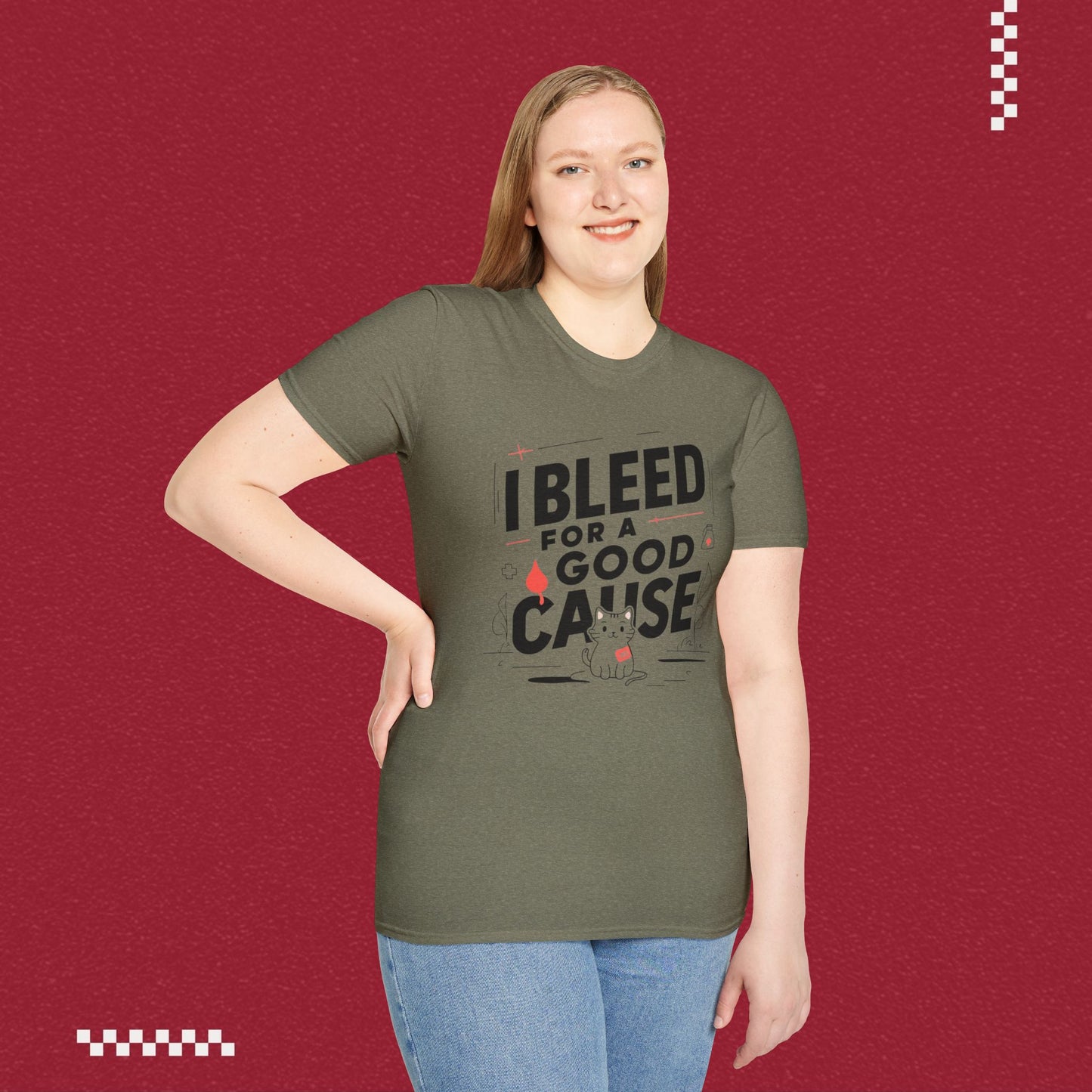 I Bleed For Good Cause Cotton T-Shirt