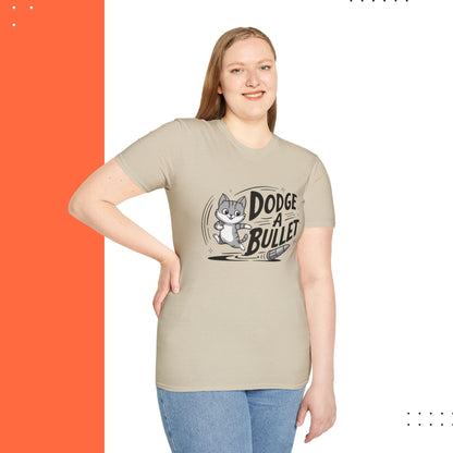 Dodge A Bullet Idiom Cotton T-Shirt
