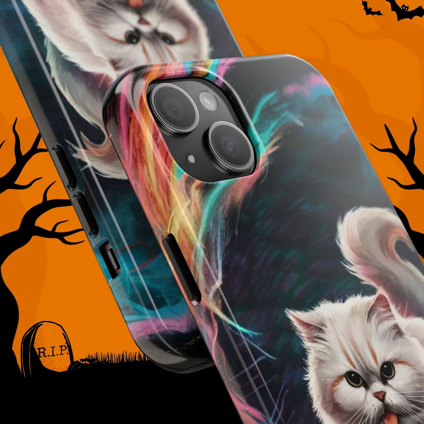 Meowble Dribble Wireless Charging Support Tough Case.