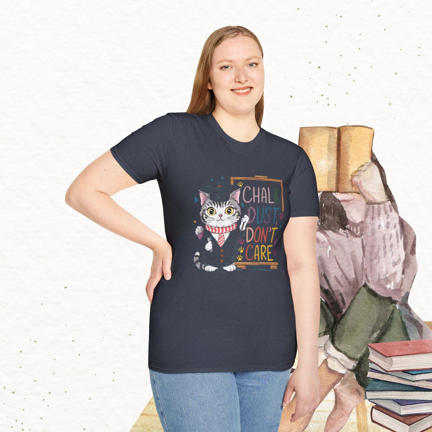 Chalk Dust Don't Care Cotton Tee