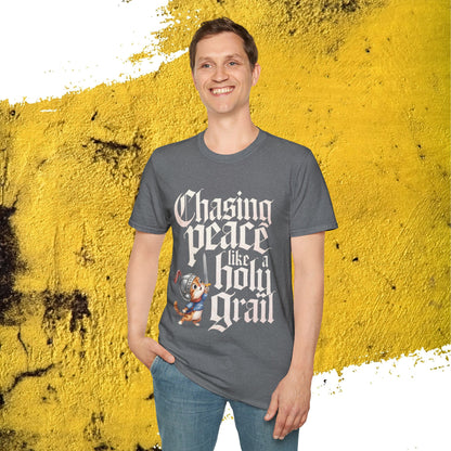 Chasing Peace Like Holy Grail Cotton Tee