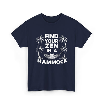 Find Your Zen In A Hammock Cotton tee