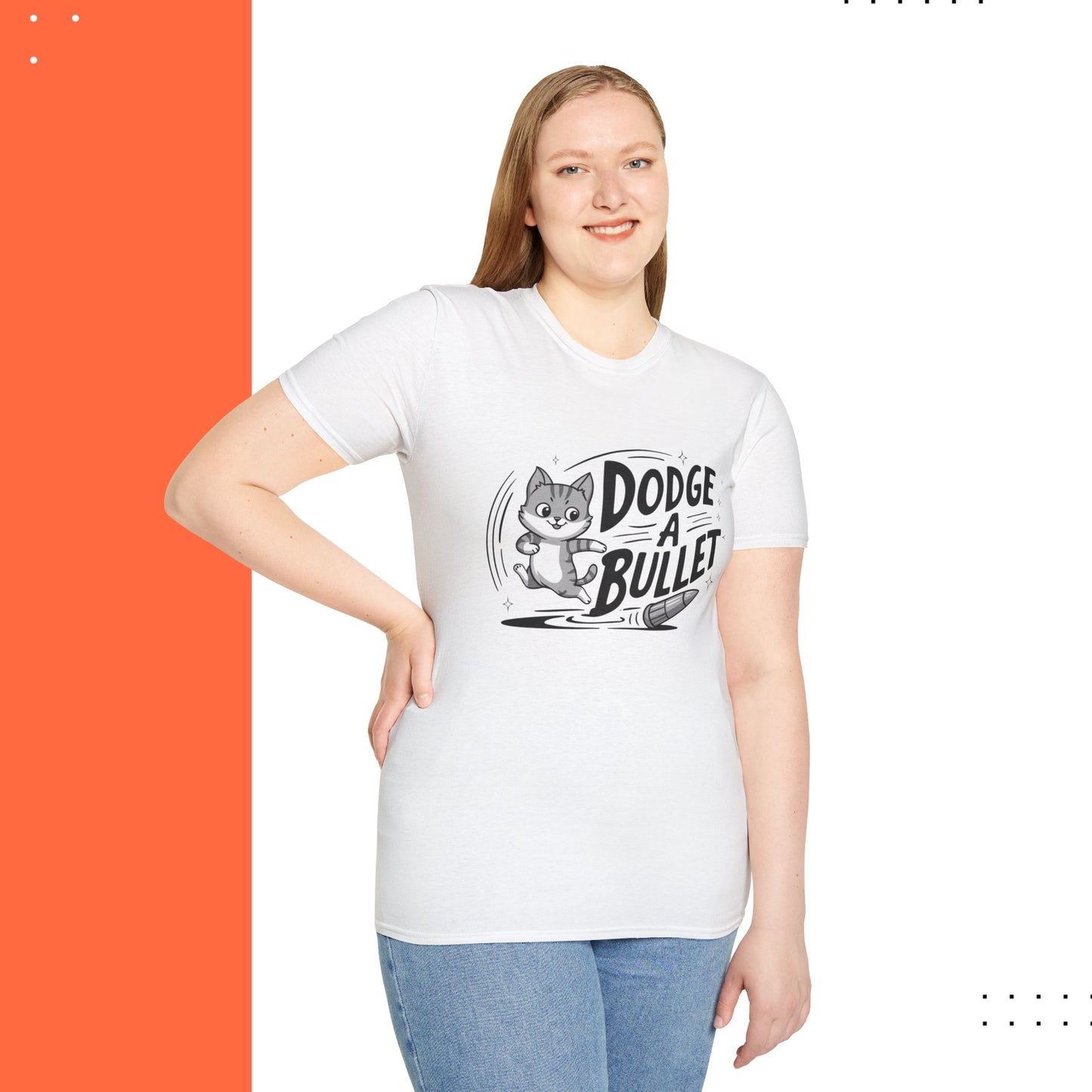 Dodge A Bullet Idiom Cotton T-Shirt