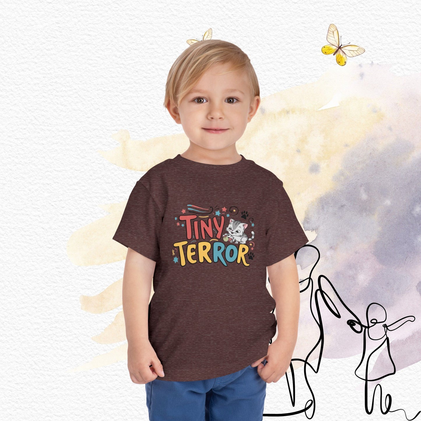 Tinny Terror Toddler Cotton T-Shirts