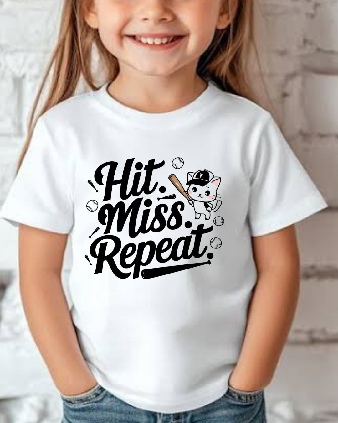 Hit Miss Repeat Youth Heavy Cotton T-Shirt