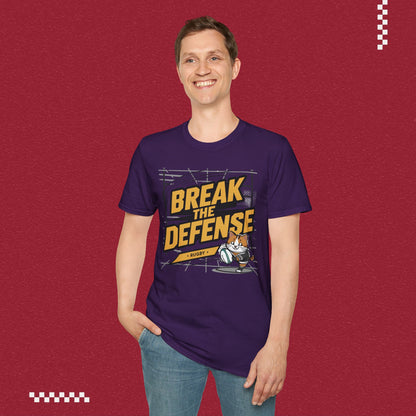 Break The Defence Crew Neck Cotton Men Tshirt