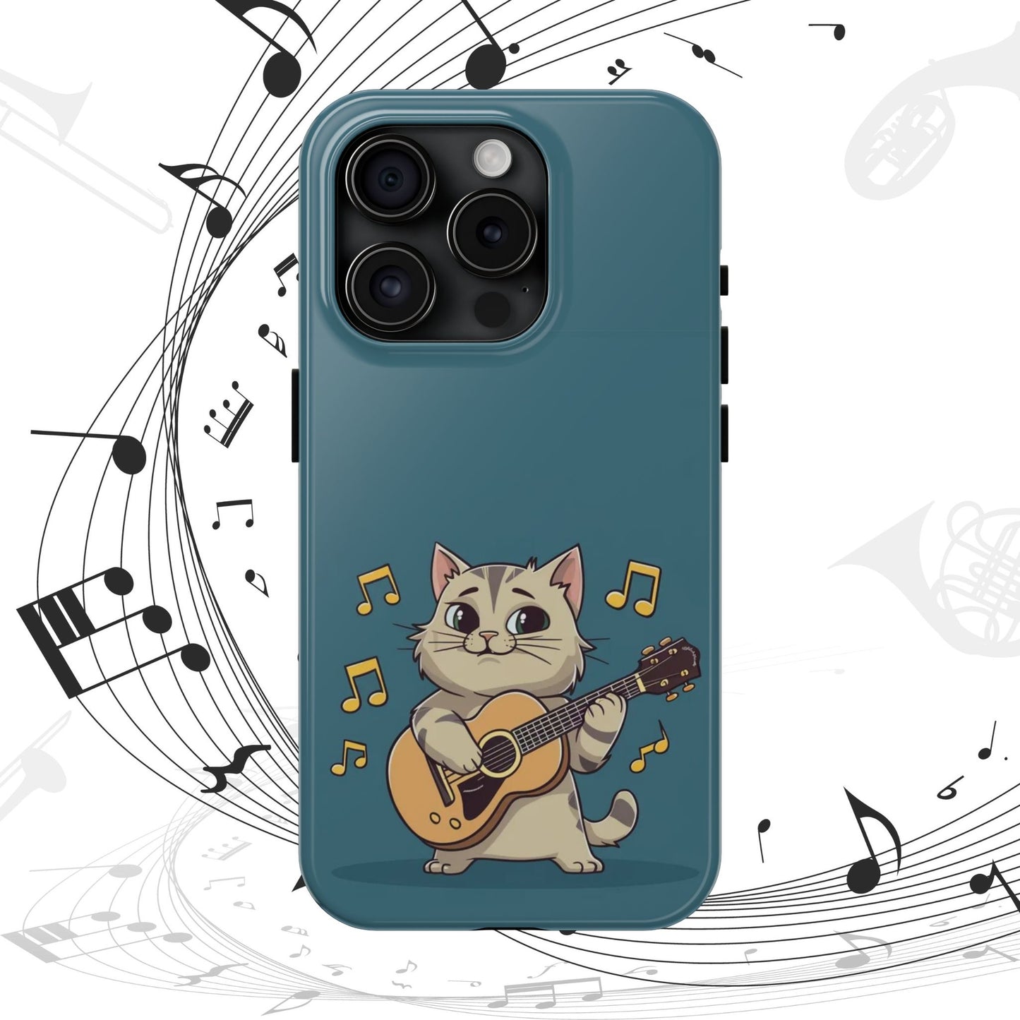 Tuneful Treasures Wireless Charging Support Tough Case.