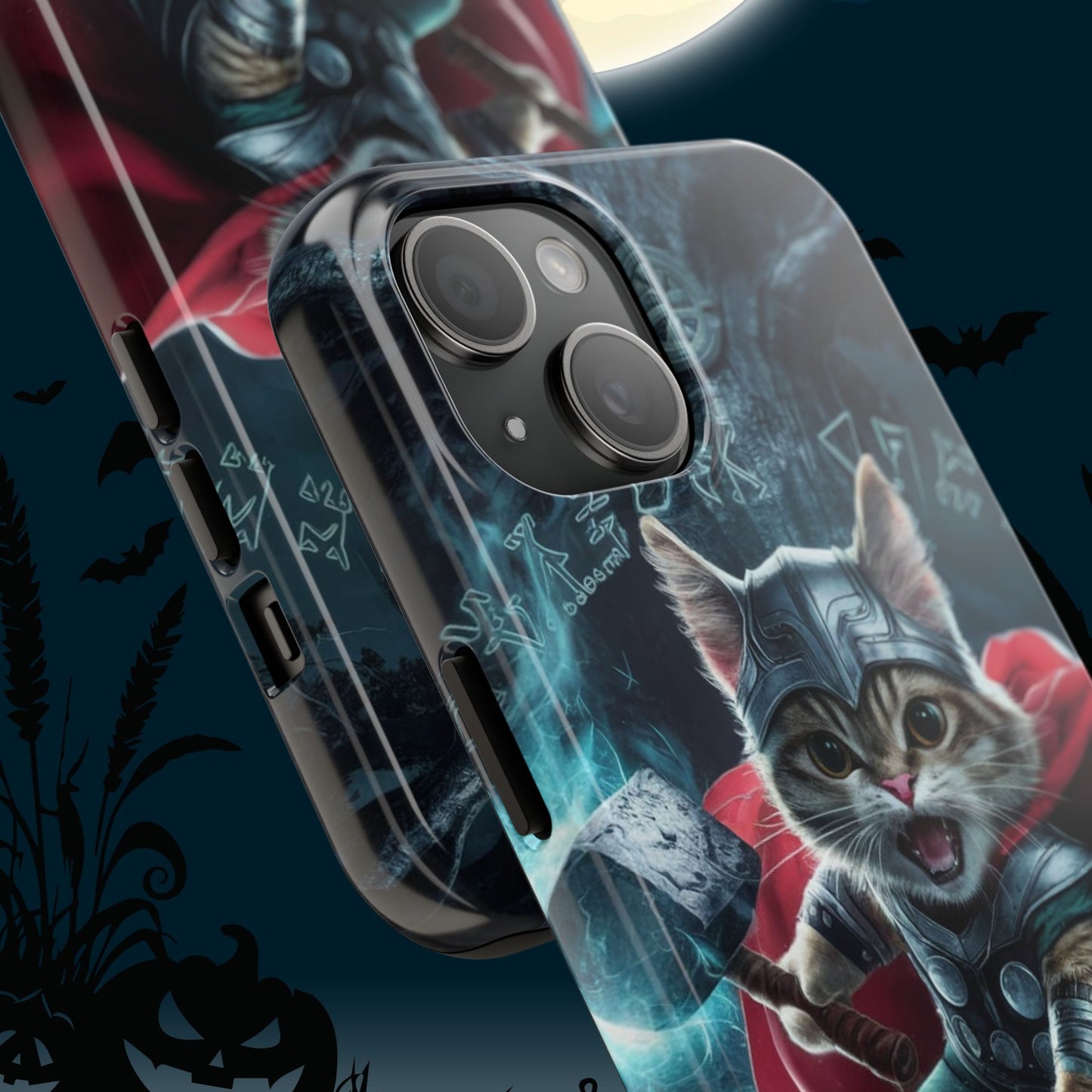 Meow Mjolnir Wireless Charging Support Tough Case
