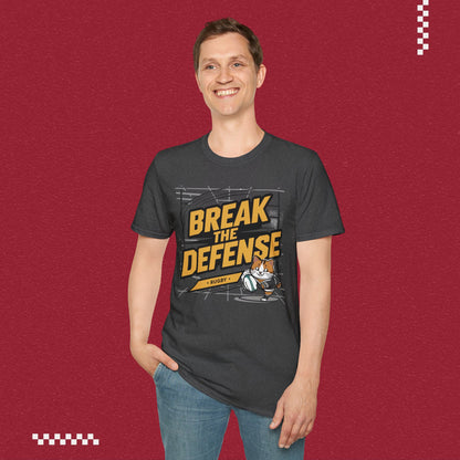 Break The Defence Crew Neck Cotton Men Tshirt