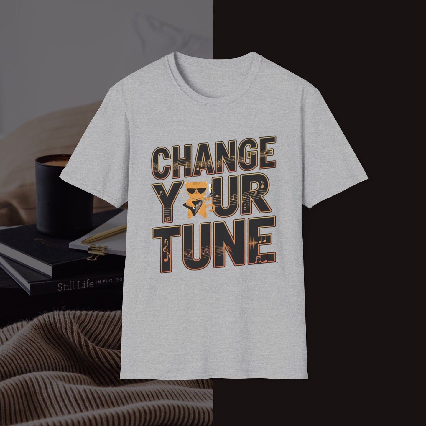 Change Your Tune Music Idiom Unisex Softstyle T-Shirt