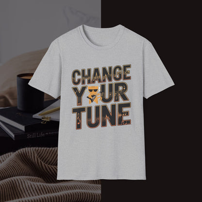 Change Your Tune Music Idiom Unisex Softstyle T-Shirt