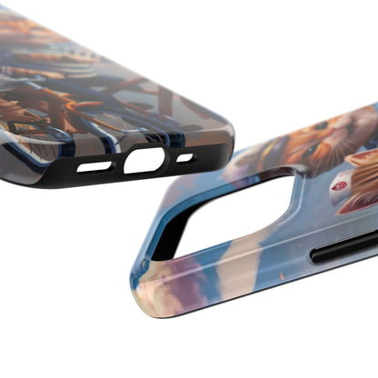Nine Lives Wireless Charging Support Tough Case