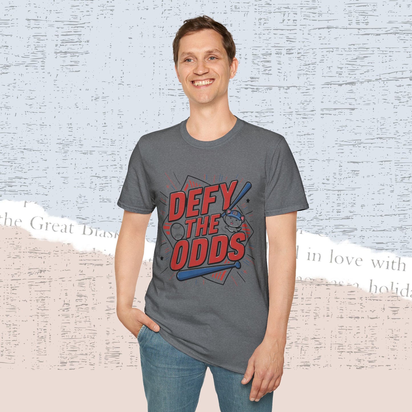 Defy The Odds Cotton Men Tee