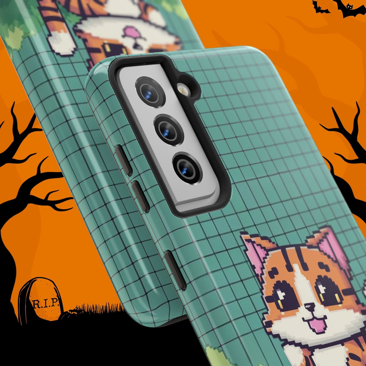 Meowmarabilia Wireless Charging Support Tough Case.
