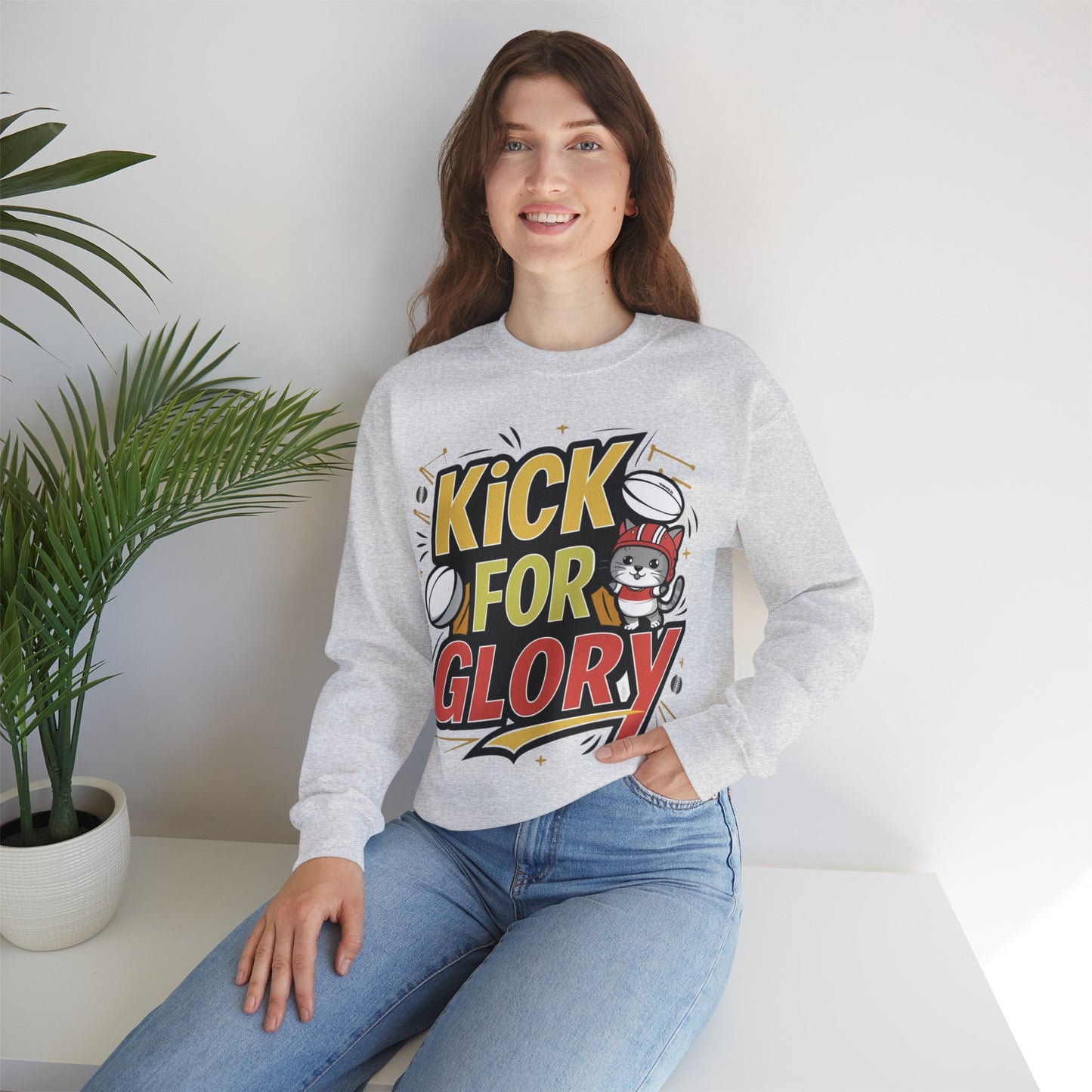 Kick For Glory Ultra Cotton Crewneck Sweatshirt