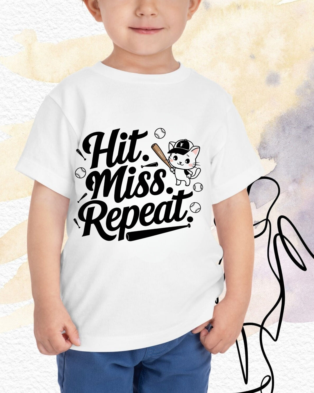 Hit Miss Repeat Youth Heavy Cotton T-Shirt