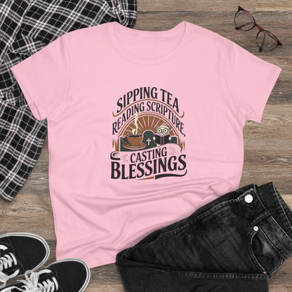 Brewed Brilliance Women Cotton Tshirt