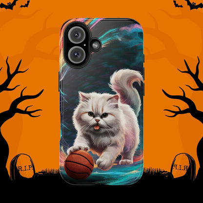 Meowble Dribble Wireless Charging Support Tough Case.