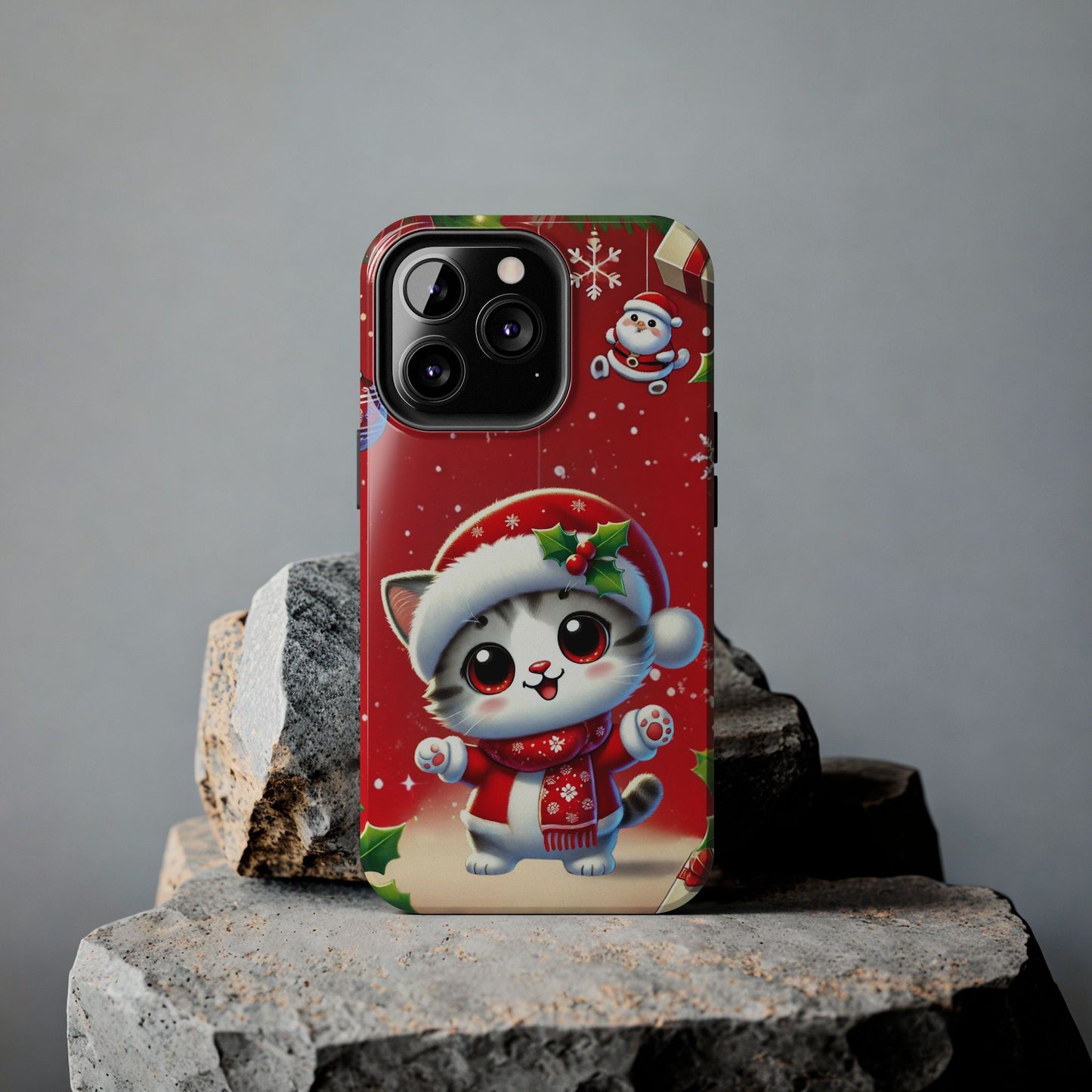 Purrfect Wishes Wireless Charging Support Tough Case