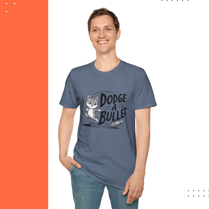 Dodge A Bullet Idiom Cotton T-Shirt