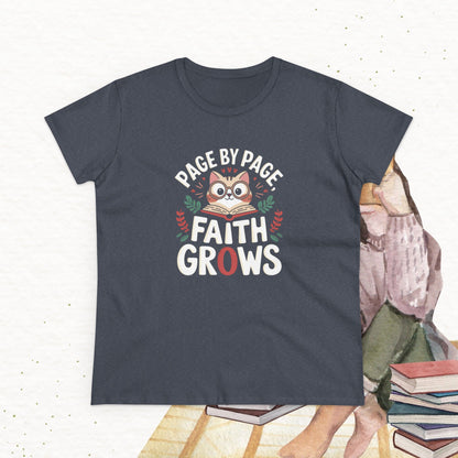 Faithful Threads Women Cotton Tshirt