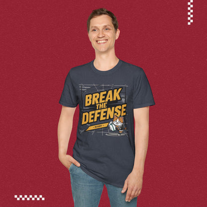Break The Defence Crew Neck Cotton Men Tshirt