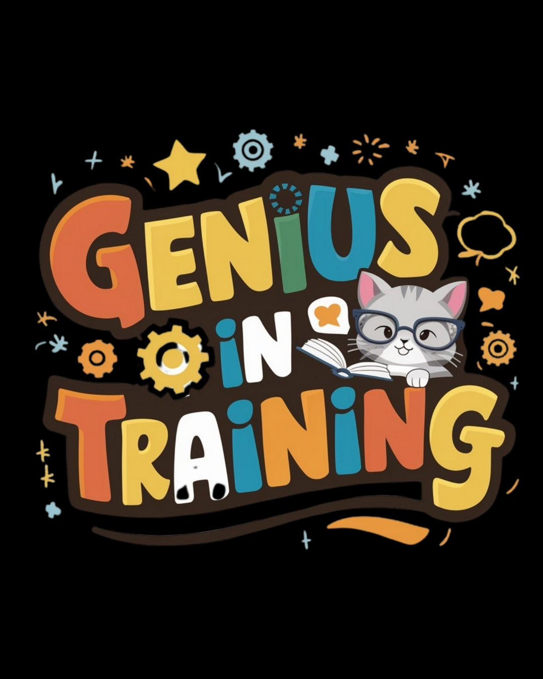 Genius In Training Kids Cotton T-Shirt