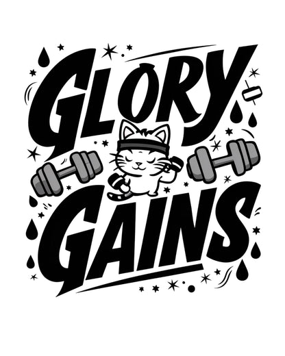 Glory Gain Gym Cotton T-Shirt