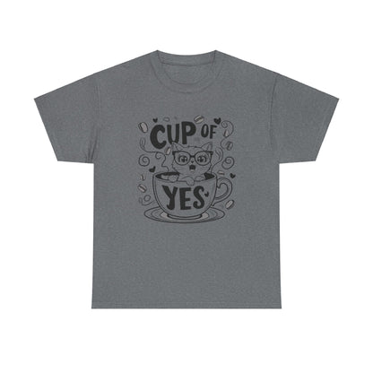 Cup Of Yes Coffee Unisex Cotton T-Shirt