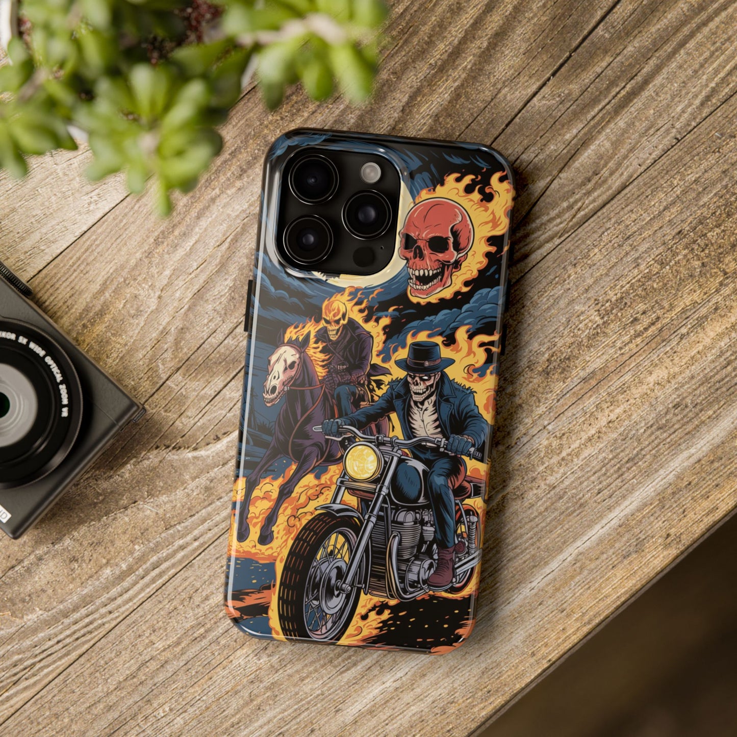 Ghost Rider Wireless Charging Support Tough Case