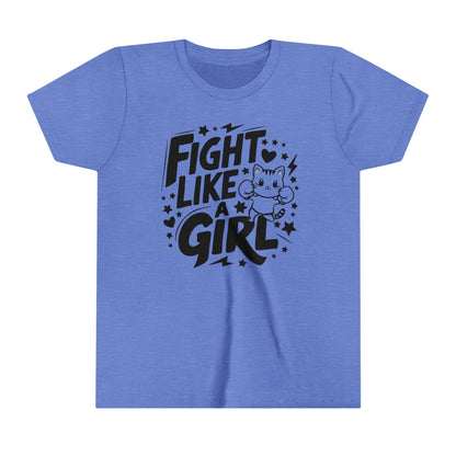 Fight Like Girl Youth Heavy Cotton T-Shirt