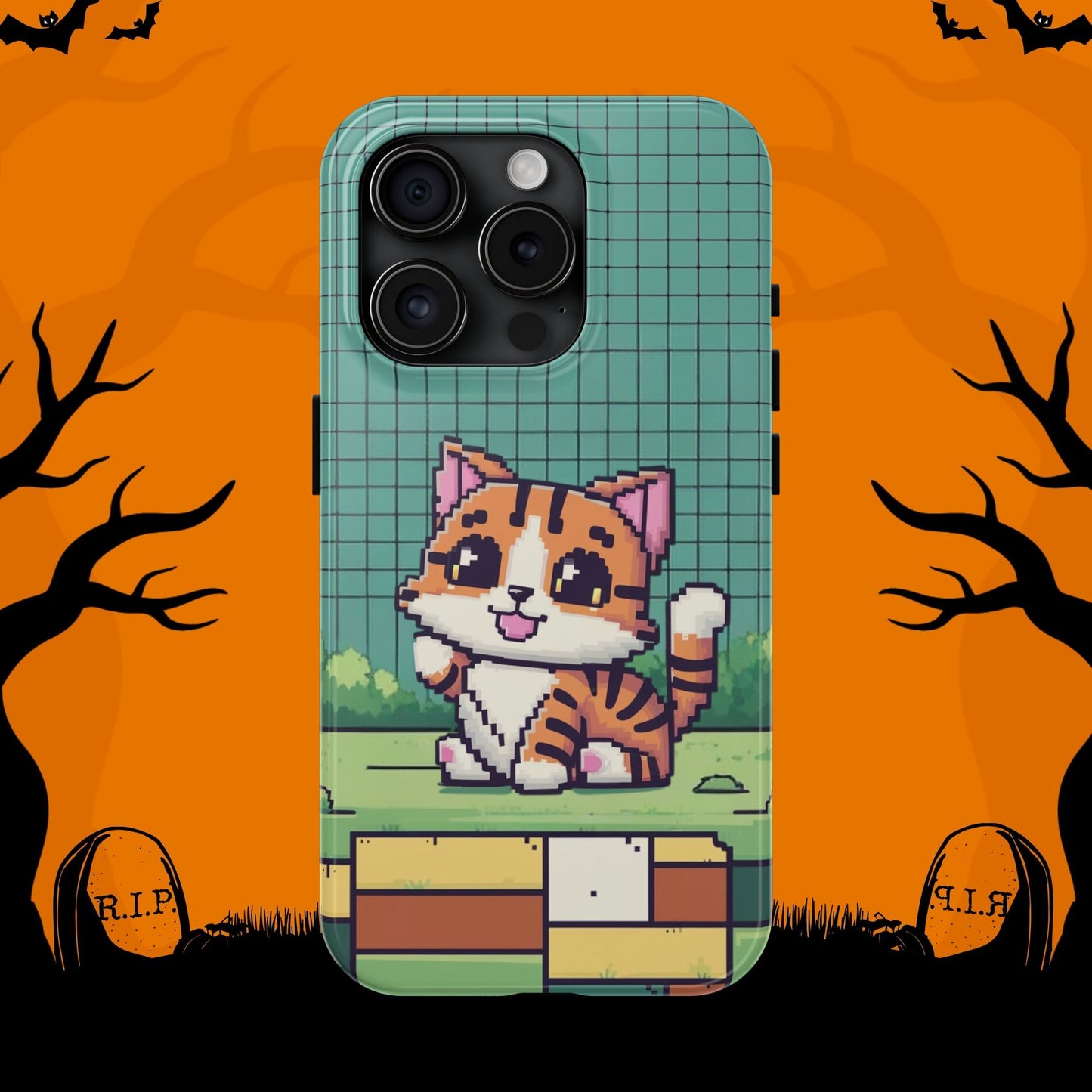 Meowmarabilia Wireless Charging Support Tough Case.