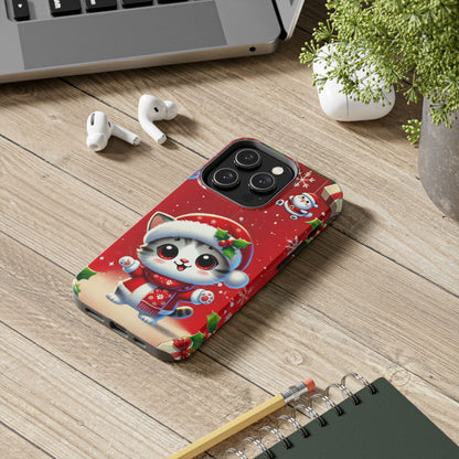 Purrfect Wishes Wireless Charging Support Tough Case