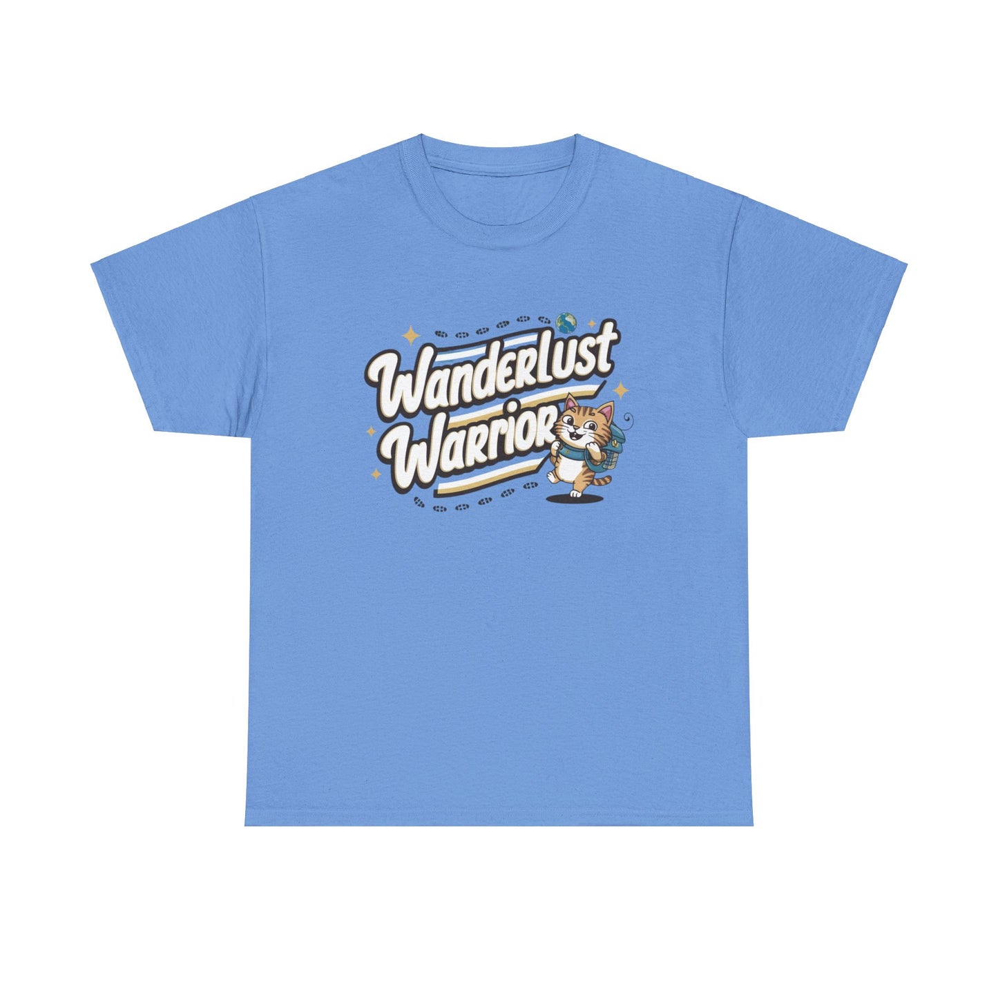 Wanderlust Warriors Travel Vacation Cotton T-Shirt