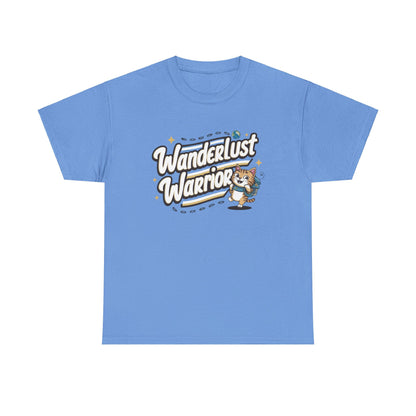 Wanderlust Warriors Travel Vacation Cotton T-Shirt