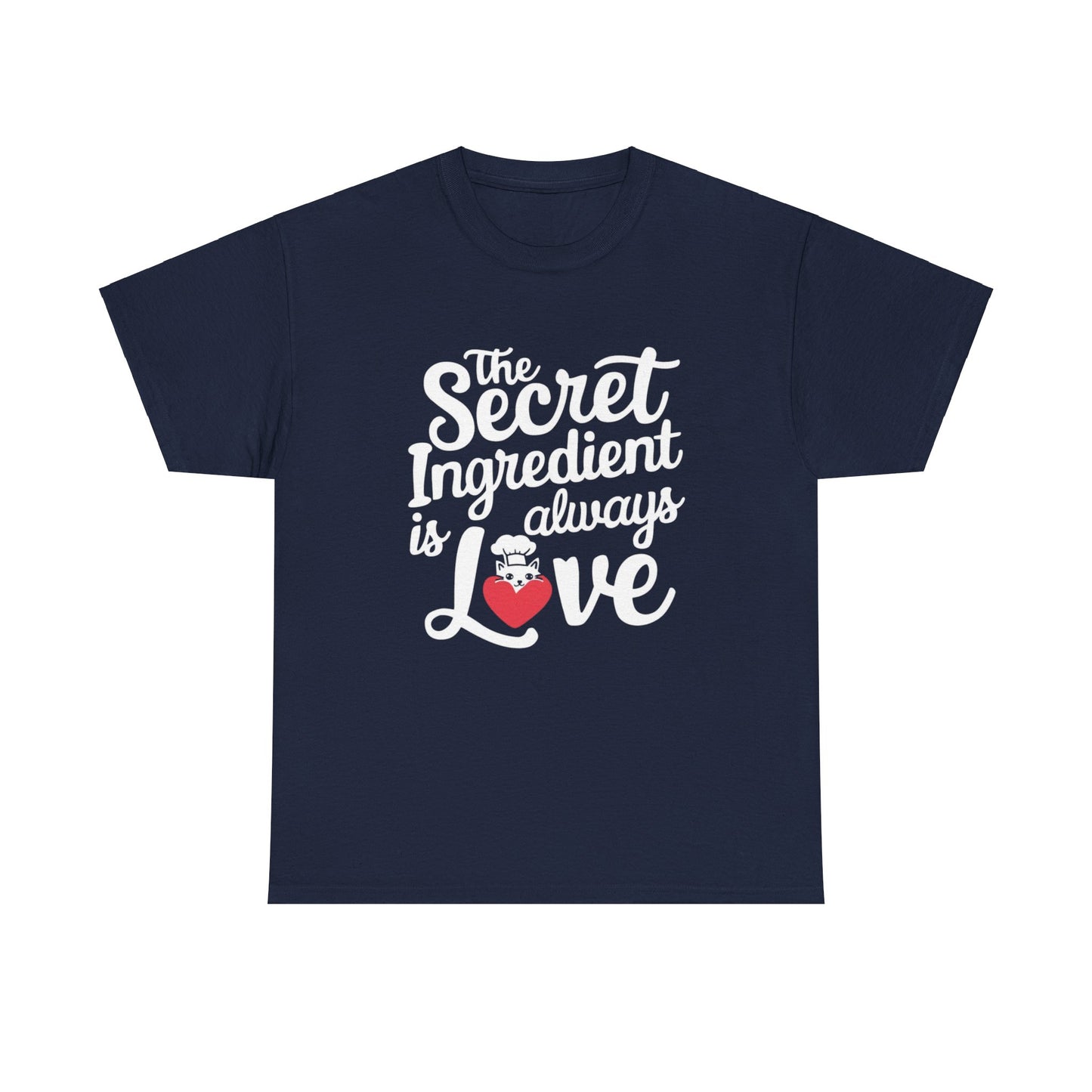 Secret Ingredient Is Love Unisex Cotton T-Shirt